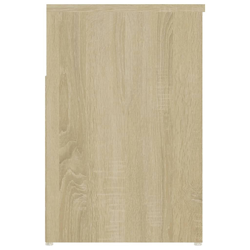 Berkfield Shoe Bench Sonoma Oak 80x30x45 cm Engineered Wood-Furniture Kingdom