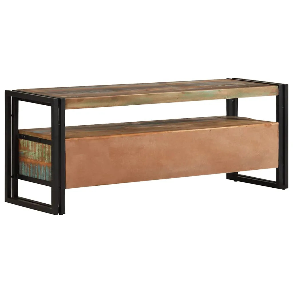 Berkfield TV Cabinet Solid Reclaimed Wood-Furniture Kingdom