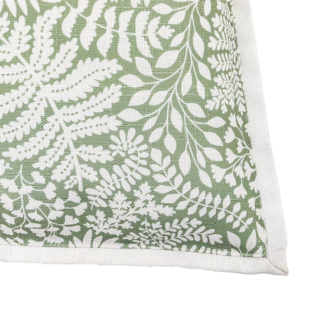 Gallery™ Natural & Olive Green Leaves Indoor Cushion, (L)45cm x (W)45cm-Furniture Kingdom
