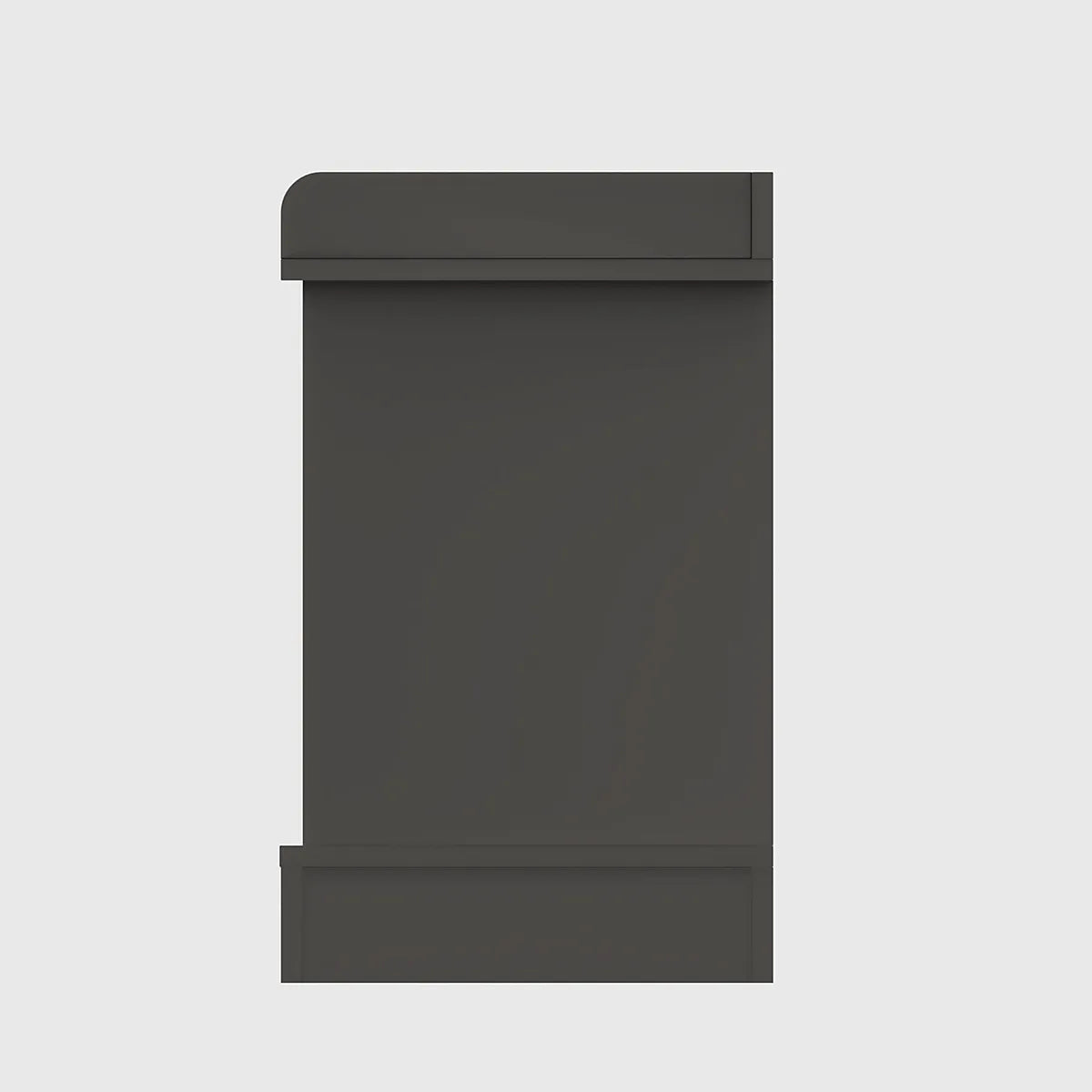 GFW Kempton Open Shoe Bench Grey-Furniture Kingdom