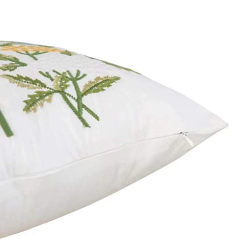 GoodHome Denman Embroidered effect Indoor Cushion, (L)43cm x (W)43cm-Furniture Kingdom