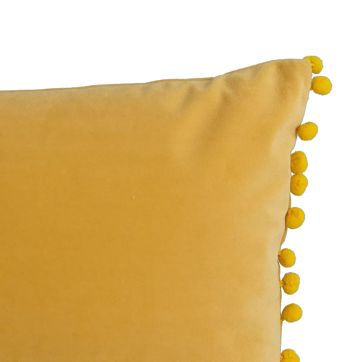 GoodHome Valgreta Yellow Rectangular Velvet effect Indoor Cushion, (L)30cm x (W)50cm-Furniture Kingdom