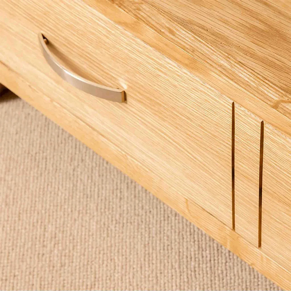 London Oak 90cm Corner TV Unit - Fully Assembled By Roseland Furniture-Furniture Kingdom