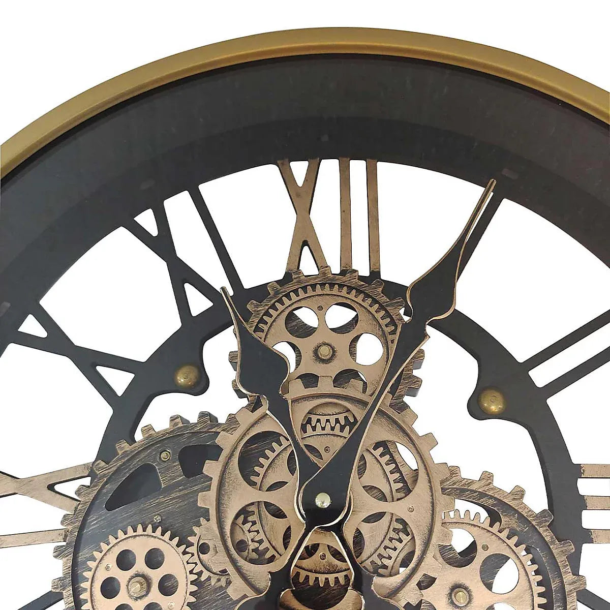 Metal Gear Wall Clock for Living & Bedroom Decoration-Furniture Kingdom