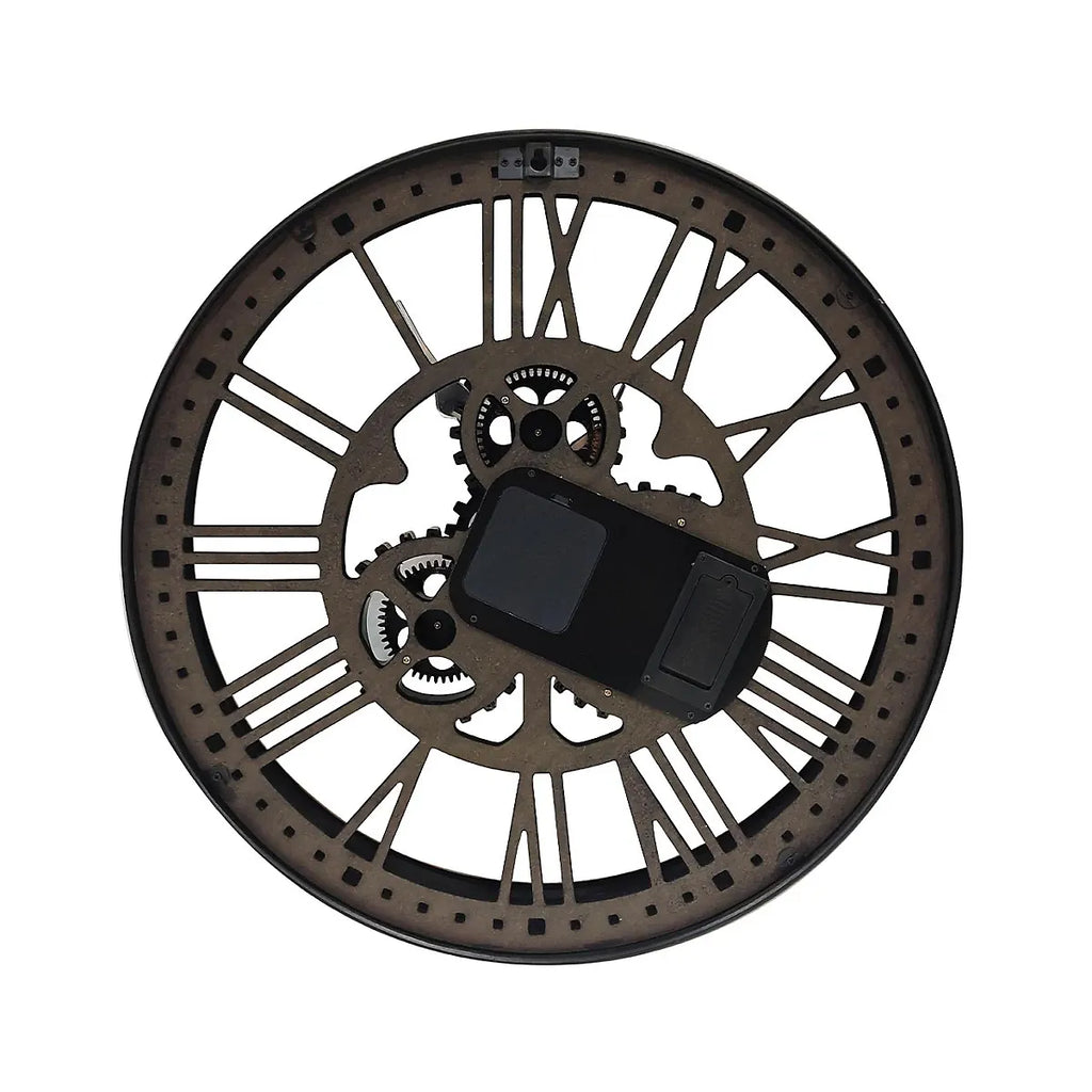 Metal Gear Wall Clock for Living & Bedroom Decoration-Furniture Kingdom