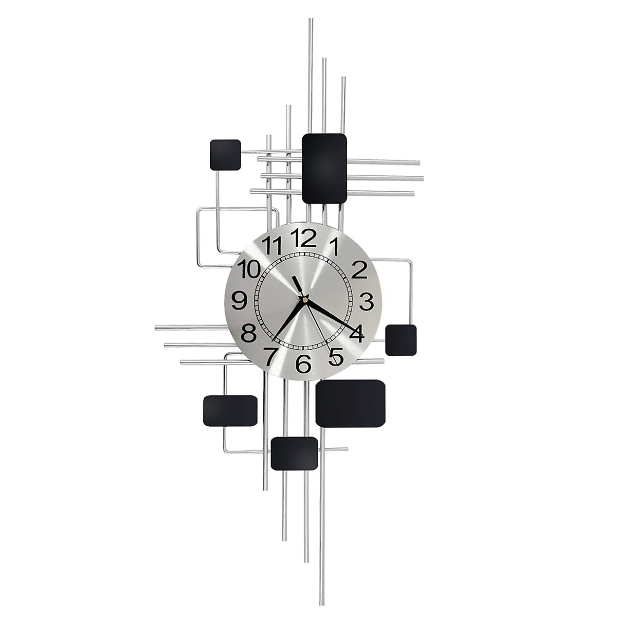 Modern Luxury Large Wall Clock Decorative Big Clock for Living Room & Home Decor-Furniture Kingdom